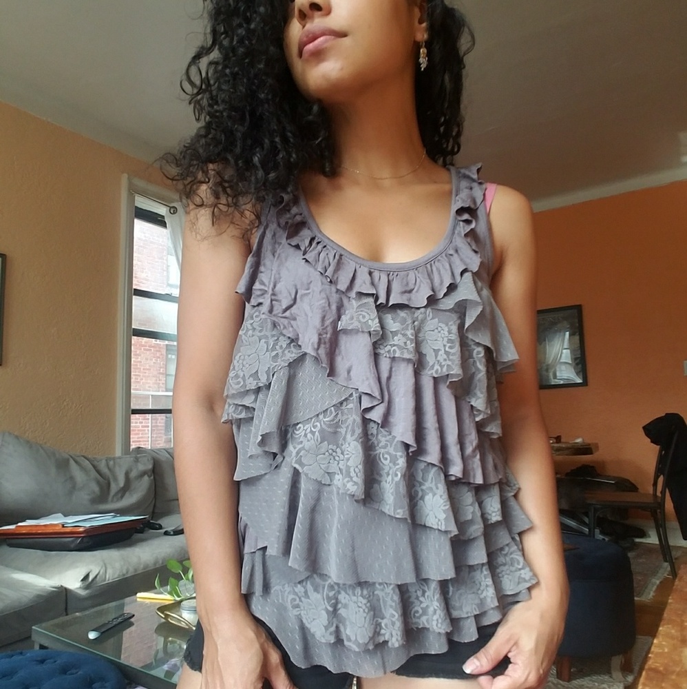 Ruffled blouse